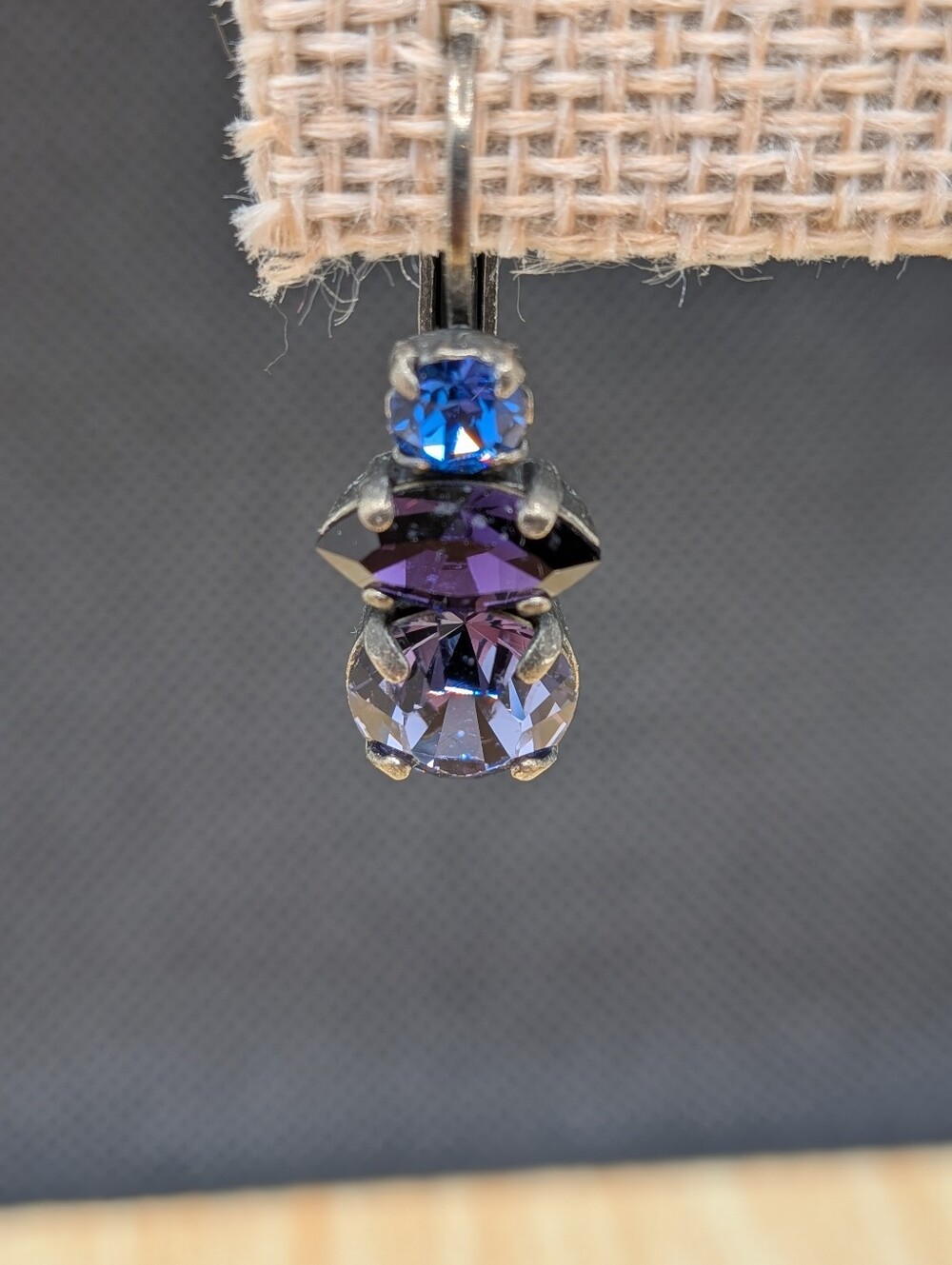 Sabika Purple Earrings